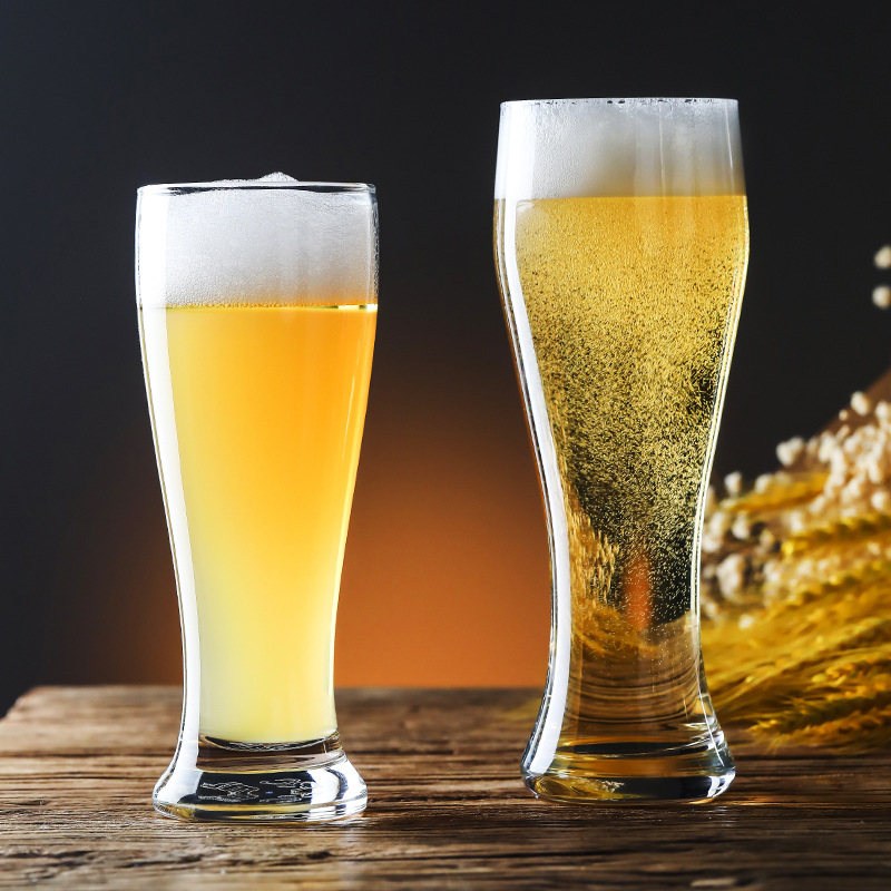 500 ml γερμανικό ποτήρι μπύρας από σιτάρι, εκλεπτυσμένο γυάλινο ποτήρι για ζυθοποιία craft, δυνατότητα εκτύπωσης λογοτύπου.