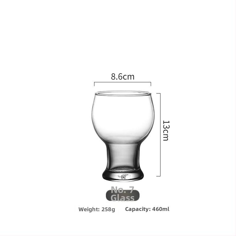 500 ml γερμανικό ποτήρι μπύρας από σιτάρι, εκλεπτυσμένο γυάλινο ποτήρι για ζυθοποιία craft, δυνατότητα εκτύπωσης λογοτύπου.