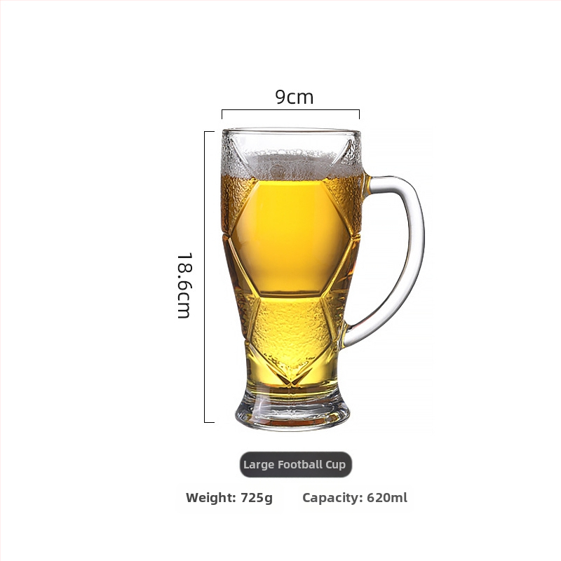 500 ml γερμανικό ποτήρι μπύρας από σιτάρι, εκλεπτυσμένο γυάλινο ποτήρι για ζυθοποιία craft, δυνατότητα εκτύπωσης λογοτύπου.