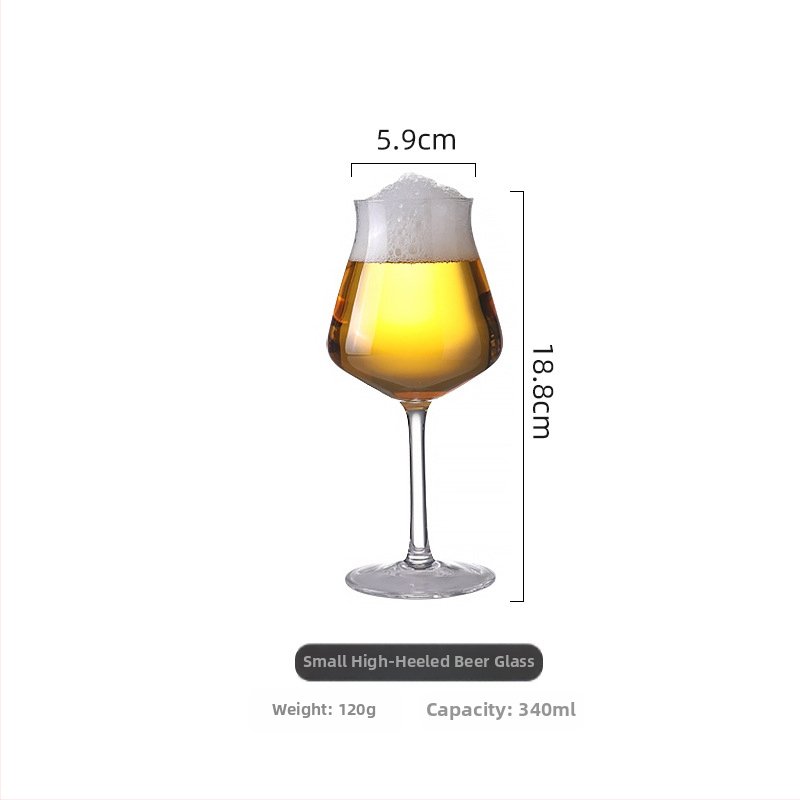 500 ml γερμανικό ποτήρι μπύρας από σιτάρι, εκλεπτυσμένο γυάλινο ποτήρι για ζυθοποιία craft, δυνατότητα εκτύπωσης λογοτύπου.