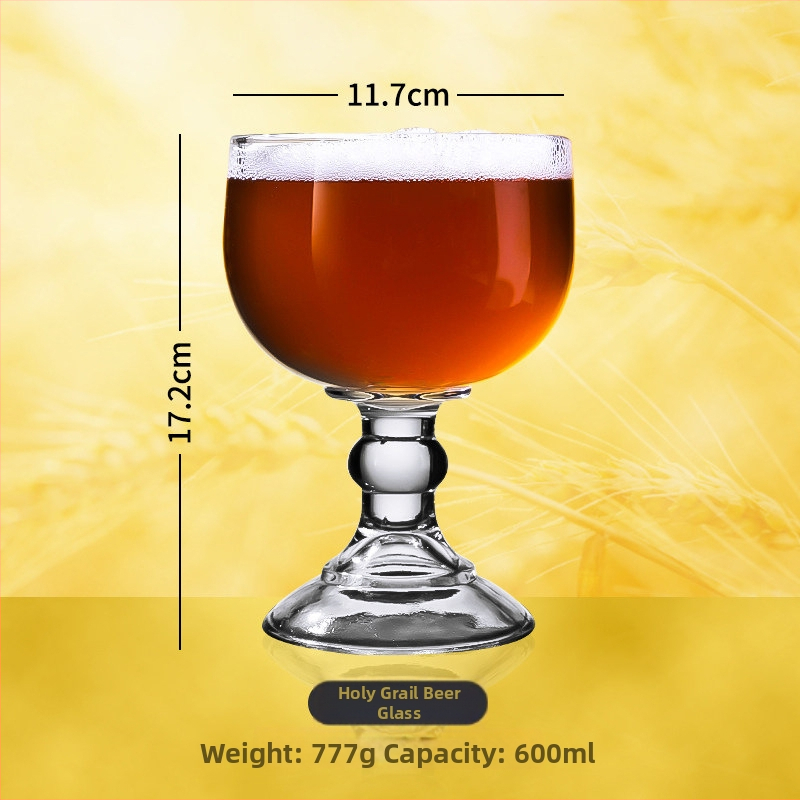 500 ml γερμανικό ποτήρι μπύρας από σιτάρι, εκλεπτυσμένο γυάλινο ποτήρι για ζυθοποιία craft, δυνατότητα εκτύπωσης λογοτύπου.