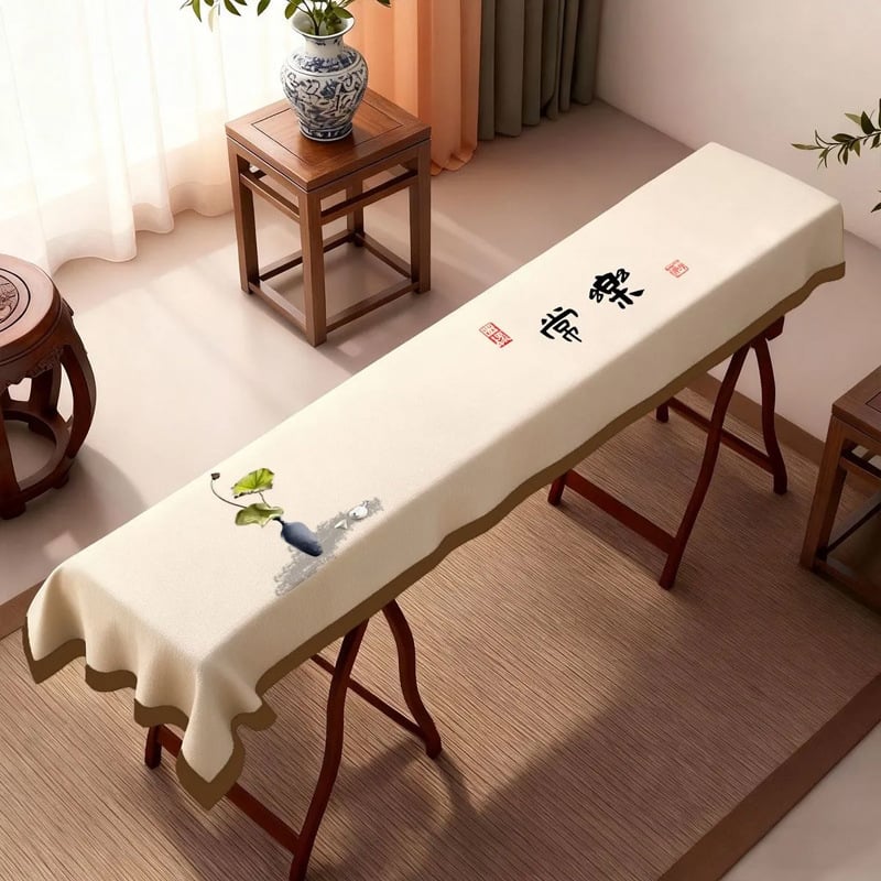 Θήκη σκόνης για Guzheng και Guqin, κινεζικού στυλ, πολυεστερικό κάλυμμα οργάνου