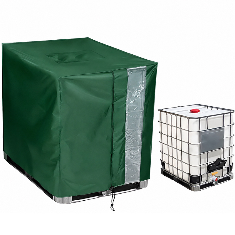 Κάλυμμα δεξαμενής IBC 1000 L από 210D Oxford ύφασμα, εξωτερικό αδιάβροχο και ανθεκτικό στη σκόνη