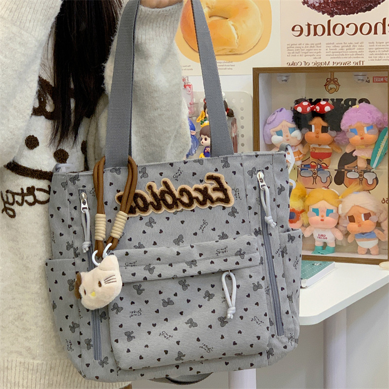 Τσάντα crossbody με μεγάλο χώρο αποθήκευσης για καθημερινή μετακίνηση, ευέλικτη τσάντα ώμου με φερμουάρ και πολλαπλές τσέπες