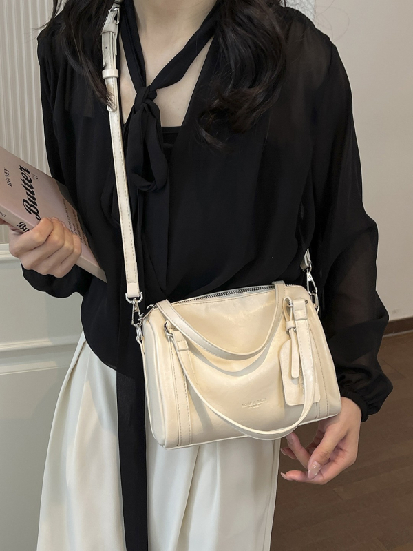 2026 νέα τσάντα ώμου crossbody από PU δέρμα, μινιμαλιστικός αστικός σχεδιασμός, καθημερινή χρήση, ελαφρύς πολυτελής αέρας