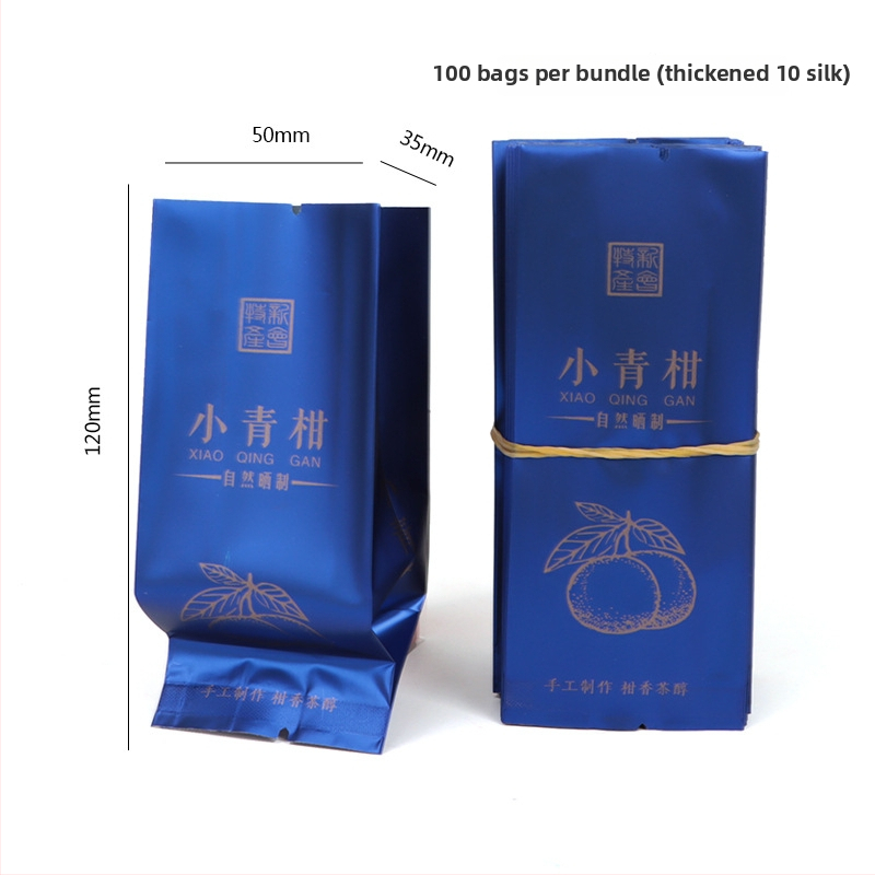 Pu'er čaj s mandarínkovou kôrou, balenie s priehľadným okienkom, jednorazová porcia, hliníkové bublinkové vrecko, 15 g