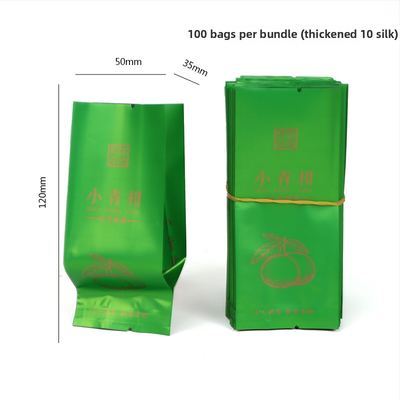 Pu'er čaj s mandarínkovou kôrou, balenie s priehľadným okienkom, jednorazová porcia, hliníkové bublinkové vrecko, 15 g