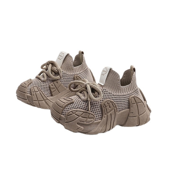 Παιδικά Fly-Knit αθλητικά παπούτσια, ελαφριά, casual, αντιολισθητική σόλα, Unisex, λευκά, Καλοκαίρι 2026