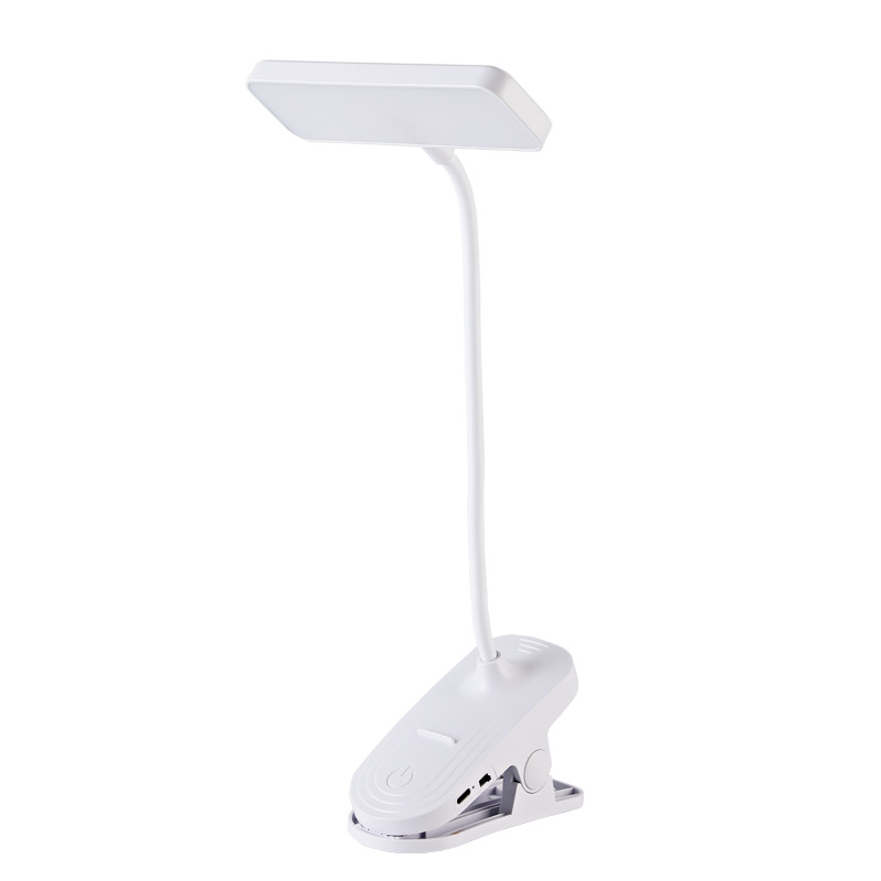 LED лампа за учене със щипка, защита на очите, нощна лампа за студентско общежитие