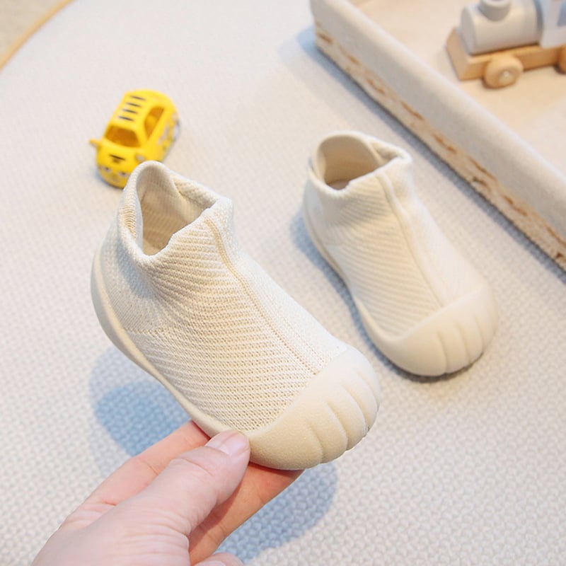 Șosete de podea pentru bebeluși, talpă moale, model primăvară-toamnă, anti-alunecare, culoare solidă, pantofi pentru învățarea mersului, unisex