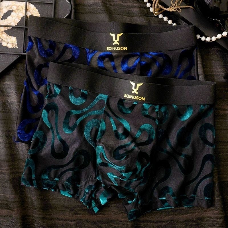 Ανδρικά διχτυωτά εσώρουχα, boxer briefs με μέση για νέους άνδρες