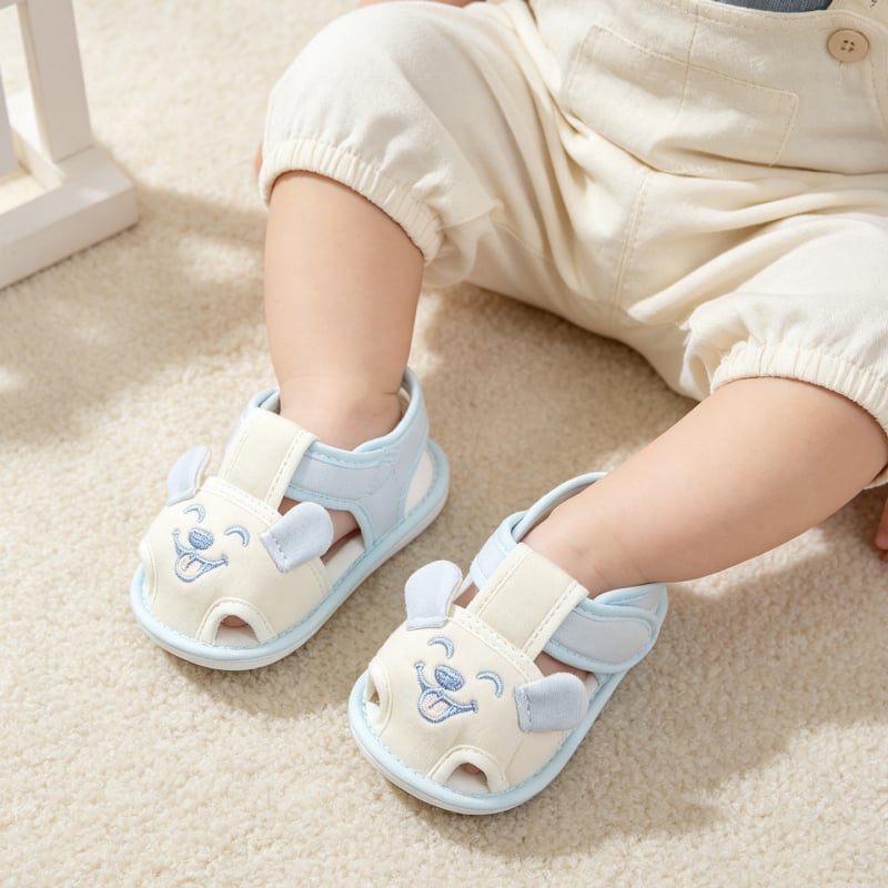 Pantofi de mers pentru bebeluși, talpă moale, antiderapantă, 6–12 luni, talpă din cauciuc, vară, unisex