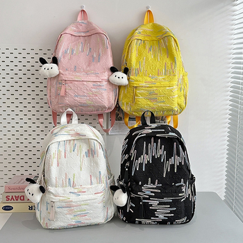 Harajuku Bags Soft-Girl Μίνι σακίδιο πλάτης από ναϊλον για σχολείο και εξορμήσεις την άνοιξη