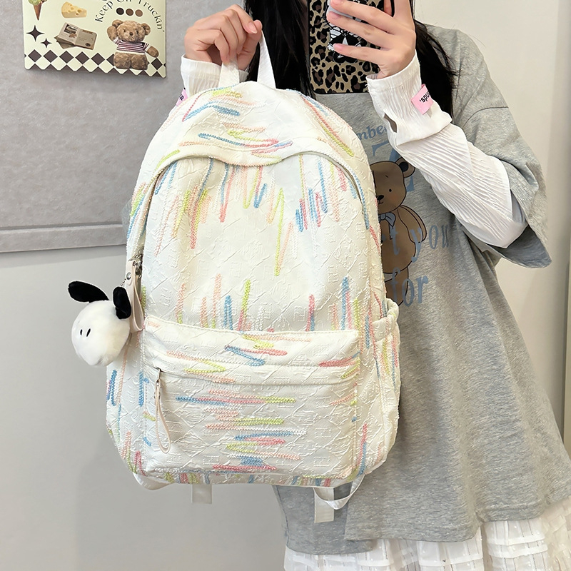 Harajuku Bags Soft-Girl Μίνι σακίδιο πλάτης από ναϊλον για σχολείο και εξορμήσεις την άνοιξη