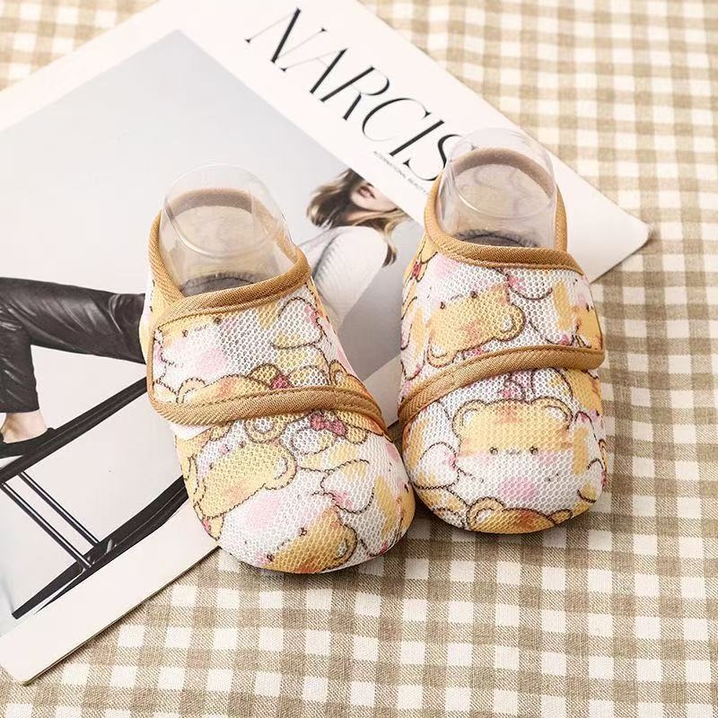 Pantofi interior pentru copii, vară, subțiri, antiderapant, respirabili, cu Velcro, talie joasă, unisex, pentru 12–36 luni și 24–48 luni