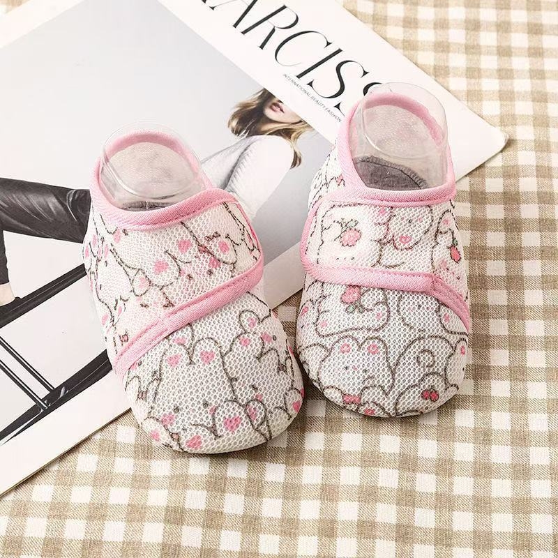 Pantofi interior pentru copii, vară, subțiri, antiderapant, respirabili, cu Velcro, talie joasă, unisex, pentru 12–36 luni și 24–48 luni