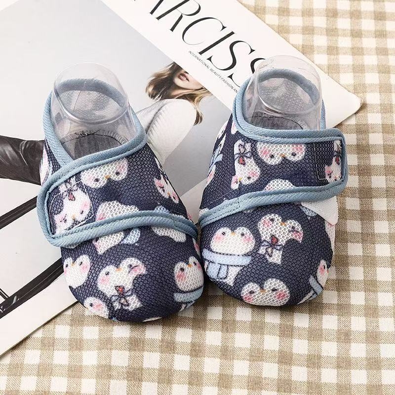 Pantofi interior pentru copii, vară, subțiri, antiderapant, respirabili, cu Velcro, talie joasă, unisex, pentru 12–36 luni și 24–48 luni
