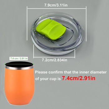 12oz κύπελλο αυγού με μαγνητικό καπάκι, ανοξείδωτο ατσάλι 304