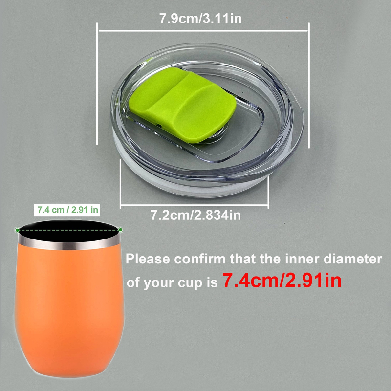 12oz κύπελλο αυγού με μαγνητικό καπάκι, ανοξείδωτο ατσάλι 304