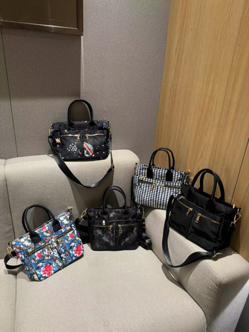 Γυναικεία τσάντα crossbody από νάιλον, αδιάβροχη και ελαφριά, με πολλές θήκες, καθημερινός μινιμαλιστικός σχεδιασμός, μεσαίου μεγέθους