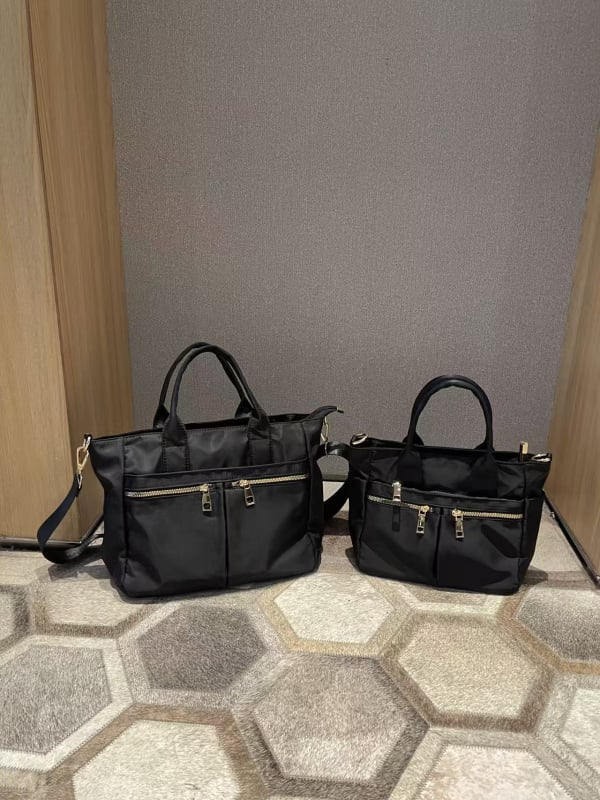 Γυναικεία τσάντα crossbody από νάιλον, αδιάβροχη και ελαφριά, με πολλές θήκες, καθημερινός μινιμαλιστικός σχεδιασμός, μεσαίου μεγέθους