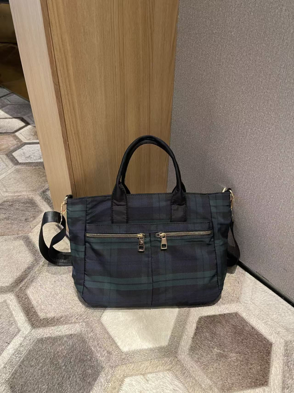 Γυναικεία τσάντα crossbody από νάιλον, αδιάβροχη και ελαφριά, με πολλές θήκες, καθημερινός μινιμαλιστικός σχεδιασμός, μεσαίου μεγέθους