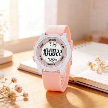 Ceas digital pentru elevi, unisex, multifuncțional, cu cadran de 47 mm, afișaj luminos, pentru alergare și purtare zilnică.