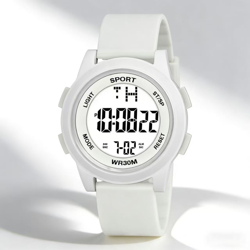 Ceas digital pentru elevi, unisex, multifuncțional, cu cadran de 47 mm, afișaj luminos, pentru alergare și purtare zilnică.