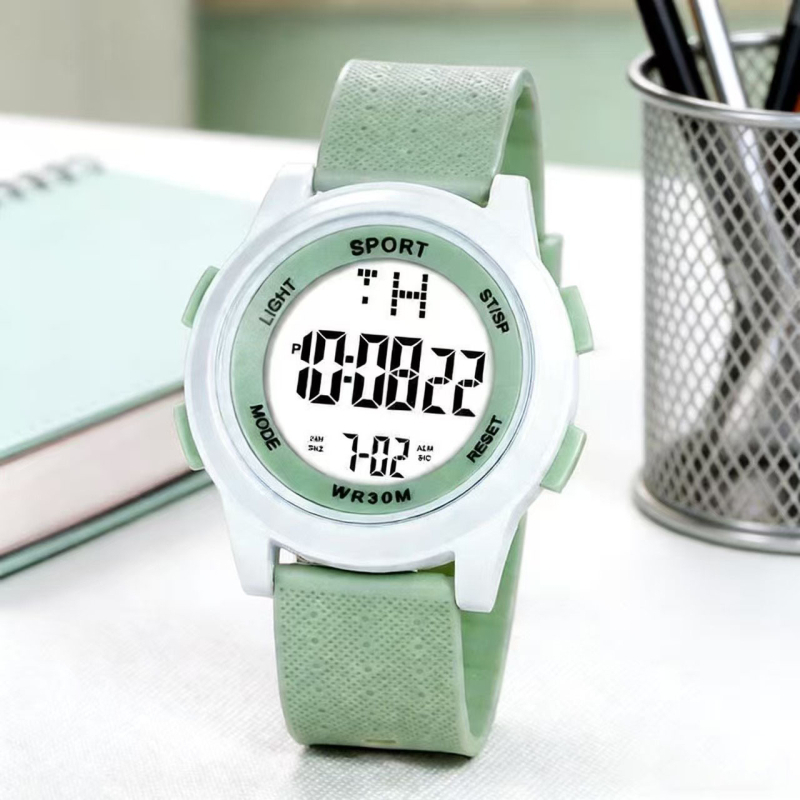 Ceas digital pentru elevi, unisex, multifuncțional, cu cadran de 47 mm, afișaj luminos, pentru alergare și purtare zilnică.