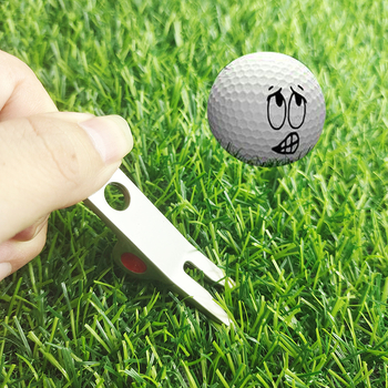 Golf Divot Tool με κράμα ψευδαργύρου – εργαλείο χλοοτάπητας