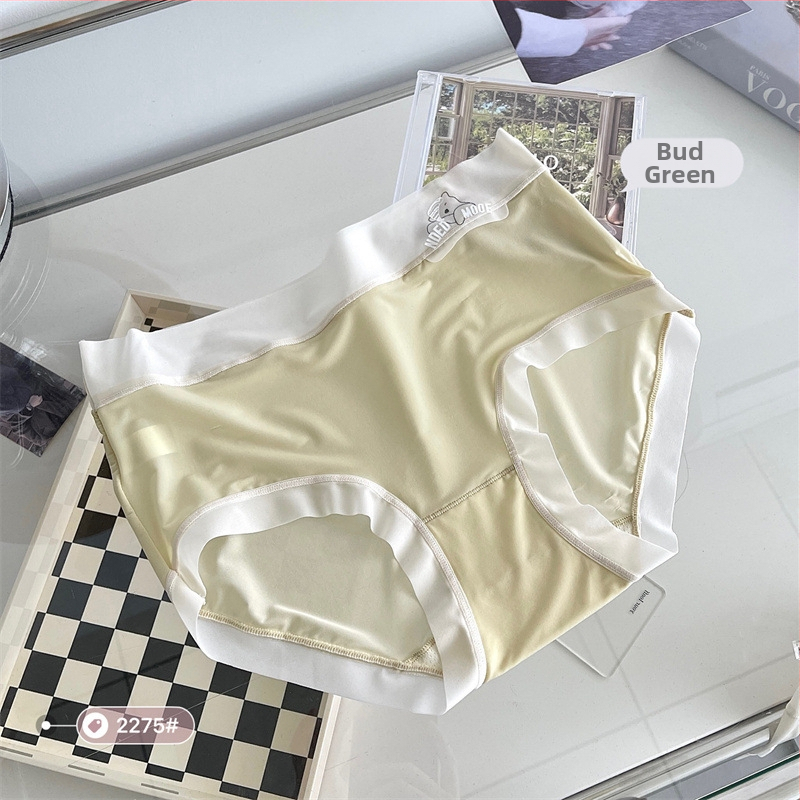 Dámske nohavičky Ice Silk so stredným pásom, antibakteriálne, priedušné, rýchloschnúce; nylonová tkanina s viskózovou podšívkou v rozkroku.