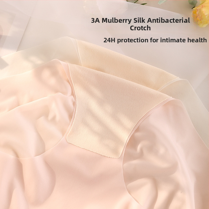 Dámska spodná bielizeň pre plnoštíhle ženy, 10D Ice Silk, stredne veľký pás, antibakteriálna, reguluje bruško, priedušná, neviditeľná pod oblečením, ľahká