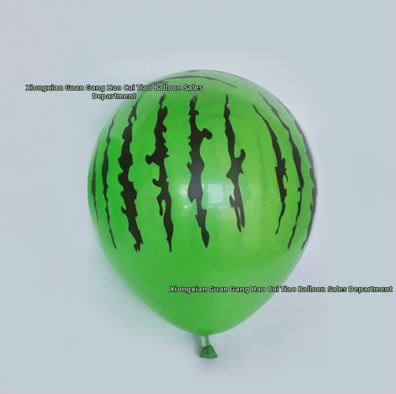Balon din latex de 12 inch cu model de căpșună pentru copii - temă fructe, jucărie