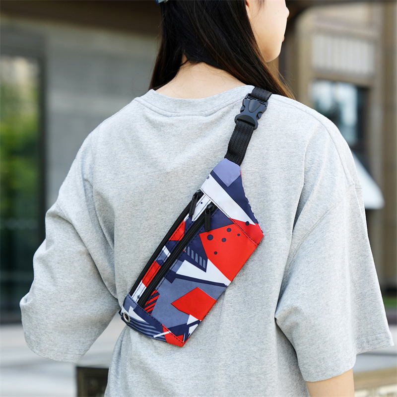 Geantă crossbody ușoară, imprimată, pentru femei, ciclism