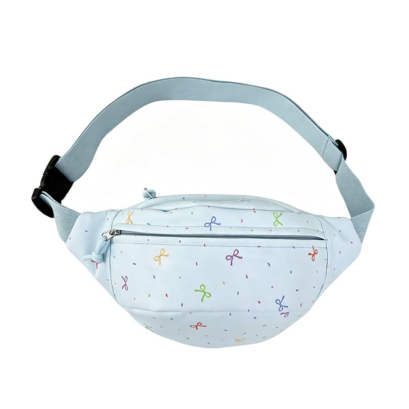 Geantă crossbody drăguță cu fundă desen animat pentru eleve, stil artistic proaspăt, model nou 2026