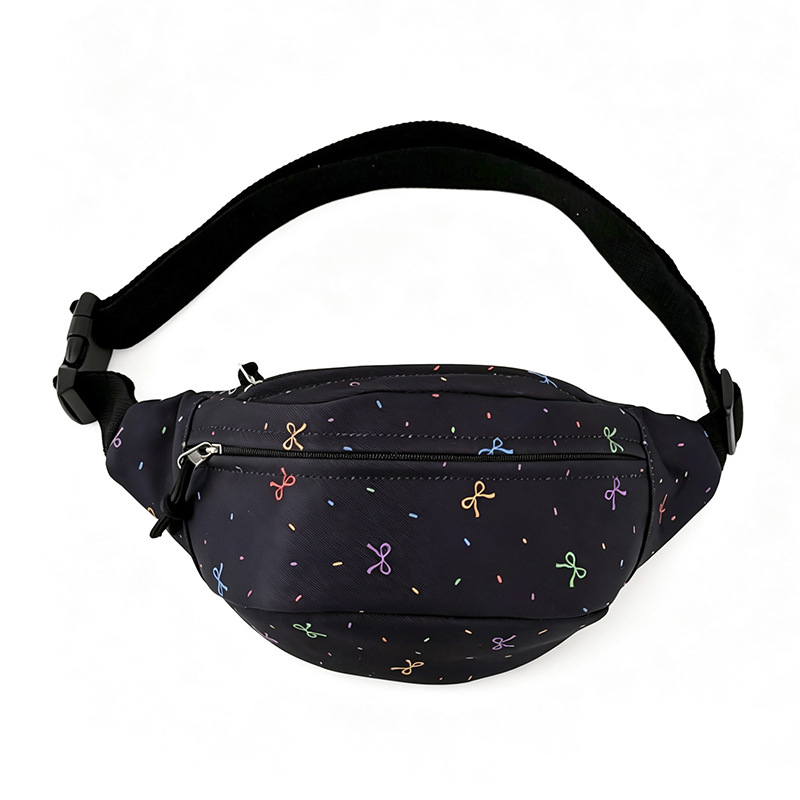 Geantă crossbody drăguță cu fundă desen animat pentru eleve, stil artistic proaspăt, model nou 2026