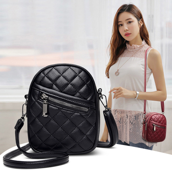 Γυναικεία PU τσάντα ώμου, μικρή τετράγωνη crossbody, κορεατικό casual μινιμαλιστικό στυλ