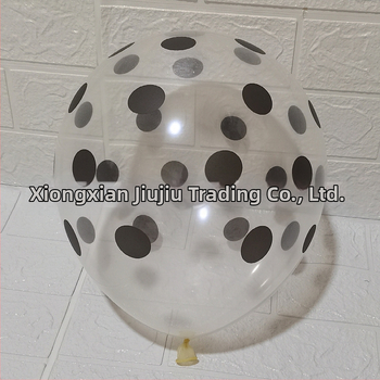 Balon roz cu buline, 12 inch, transparent din latex, decor pentru ziua de naștere