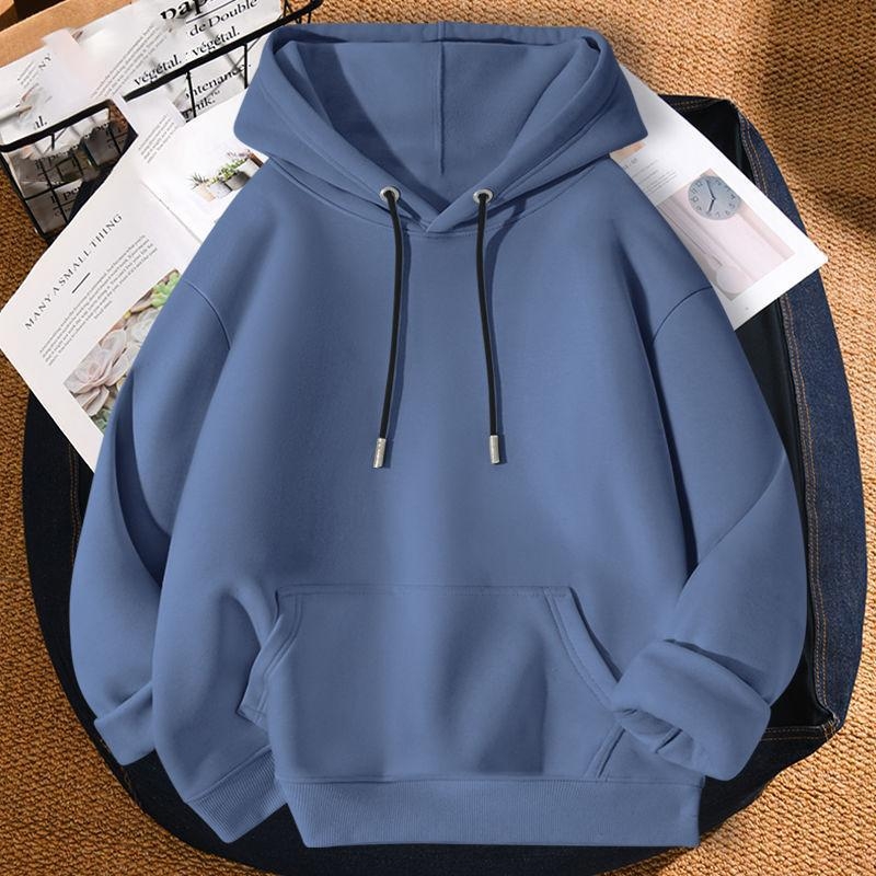 Ανδρικό hoodie με κουκούλα, σε μεγάλο μέγεθος, παχύ φλίς, oversize, για τον χειμώνα