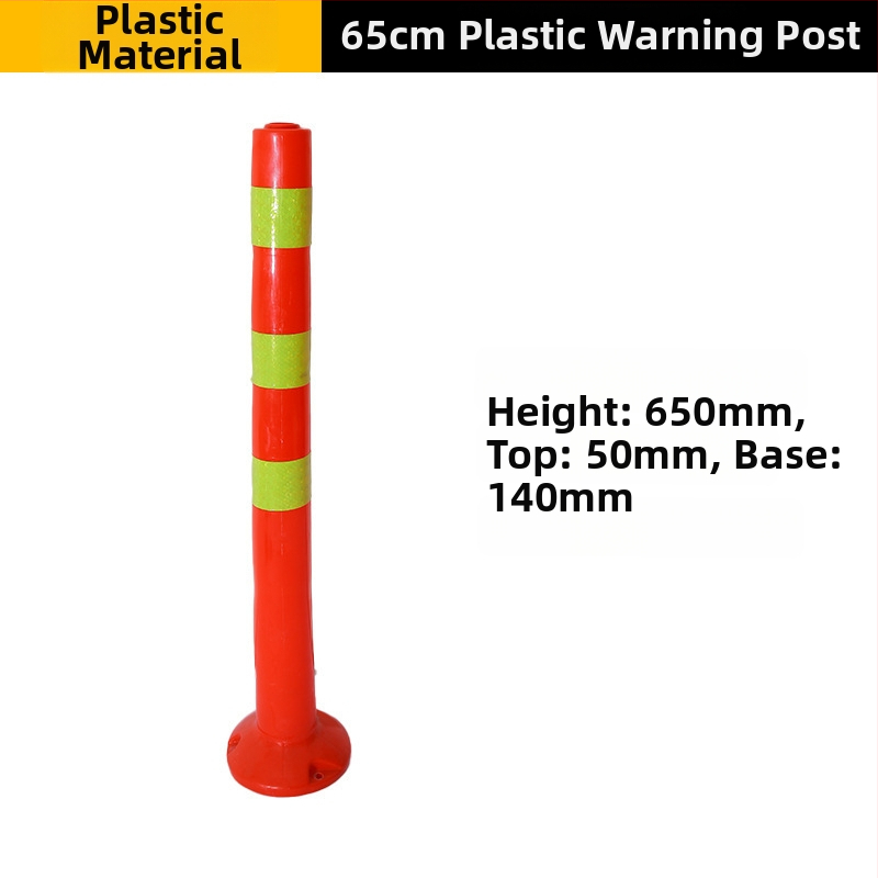 75 cm plastový výstražný stĺpik, flexibilný oddeľovací stĺpik, reflexná parkovacia zábrana proti kolízii