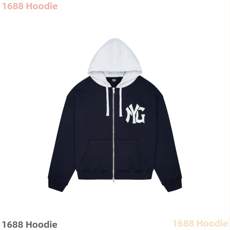 Dvojdielna súprava z voľnej mikiny s kapucňou a teplákov s výšivkou Y2K vo vintage streetwear štýle
