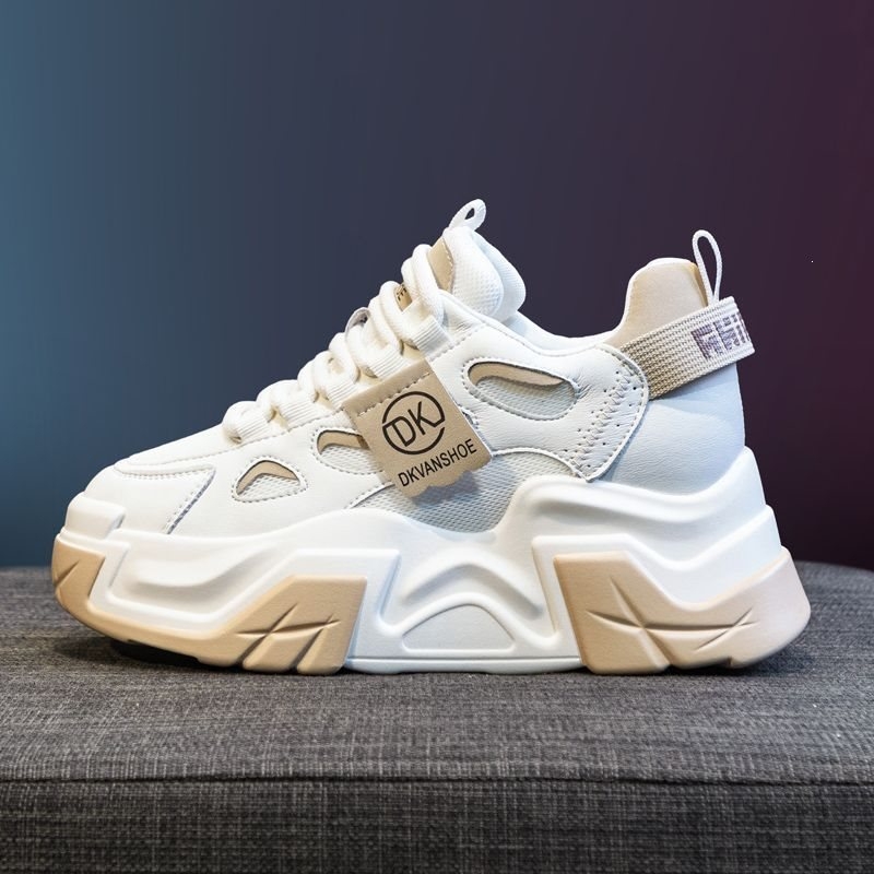 Γυναικείες sneakers με φαρδιά σόλα για αύξηση ύψους, χειμερινά 2025 casual αθλητικά παπούτσια με επένδυση φλίς