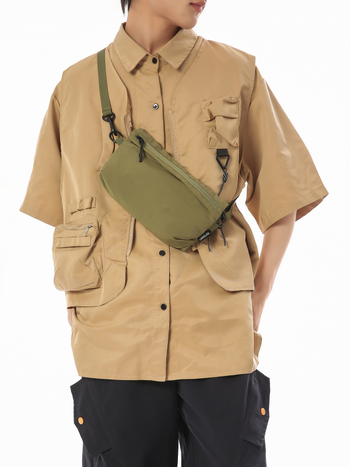 Αδιάβροχη διαβατηριακή τσάντα crossbody, αντι-κλοπή, μεγάλη χωρητικότητα, νάιλον, για ταξίδια και εξωτερικές δραστηριότητες