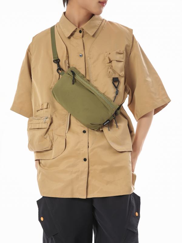 Αδιάβροχη διαβατηριακή τσάντα crossbody, αντι-κλοπή, μεγάλη χωρητικότητα, νάιλον, για ταξίδια και εξωτερικές δραστηριότητες
