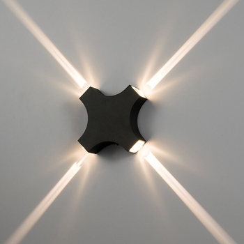 LED τοίχος λαμπτήρας με σταυρωτό αστρικό φως, εξωτερικός αδιάβροχος, κατάλληλος για ξενοδοχεία και κλαμπ, εξωτερικός τοίχος και φόντο KTV, δημιουργικός φωτιστικός σχεδιασμός ακμών