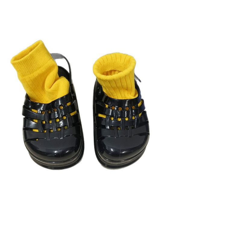 2026 Μοντέλο: Παιδικά Jelly Shoes σε κορεατικό στυλ με Velcro, παραθαλάσσια παπούτσια για κορίτσια και αγόρια, Αντιολισθητικά παπούτσια νερού PVC