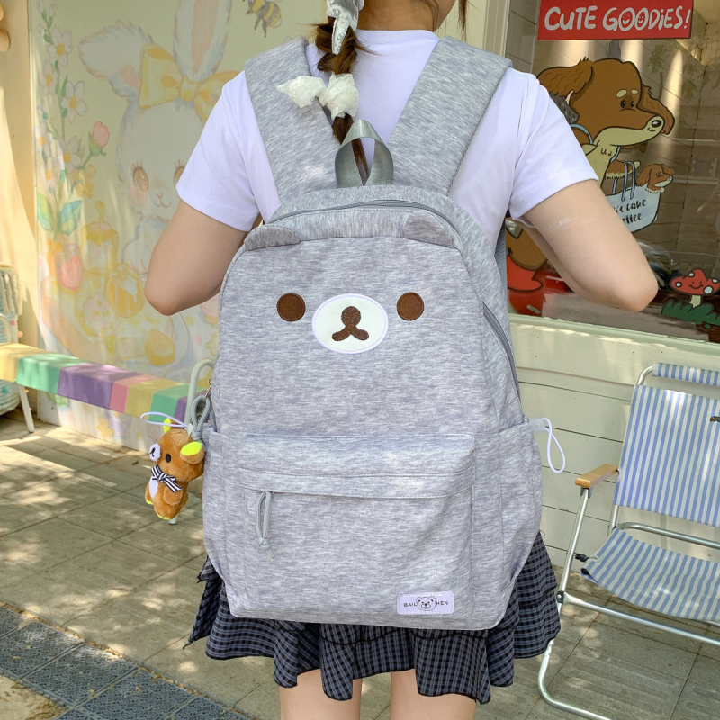 Τσάντα πλάτης σε ιαπωνικό στυλ Harajuku, γλυκό καρτούν σχέδιο, μεγάλη χωρητικότητα, σχολική τσάντα για γυναίκες