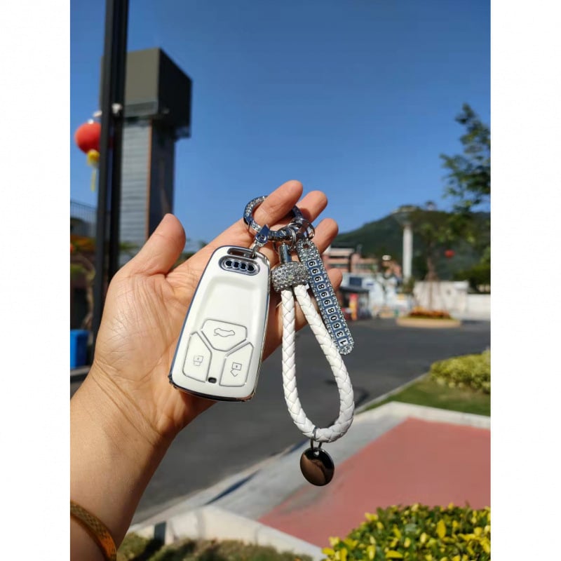 TPU θήκη κλειδιού για Audi A4L και συμβατές μοντέλες (Q5L, A6L, Q5, A5, Q2L, A3, Q3)