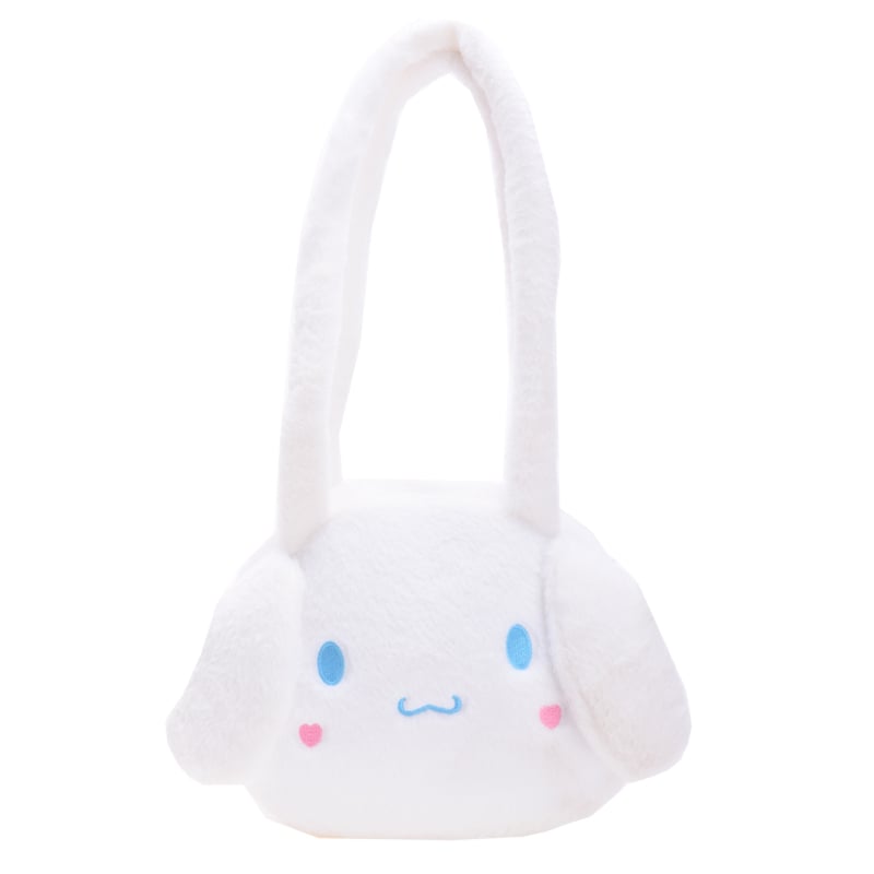 Geantă crossbody pluș cu Kuromi, velur, formă rotundă, drăguță, 2024