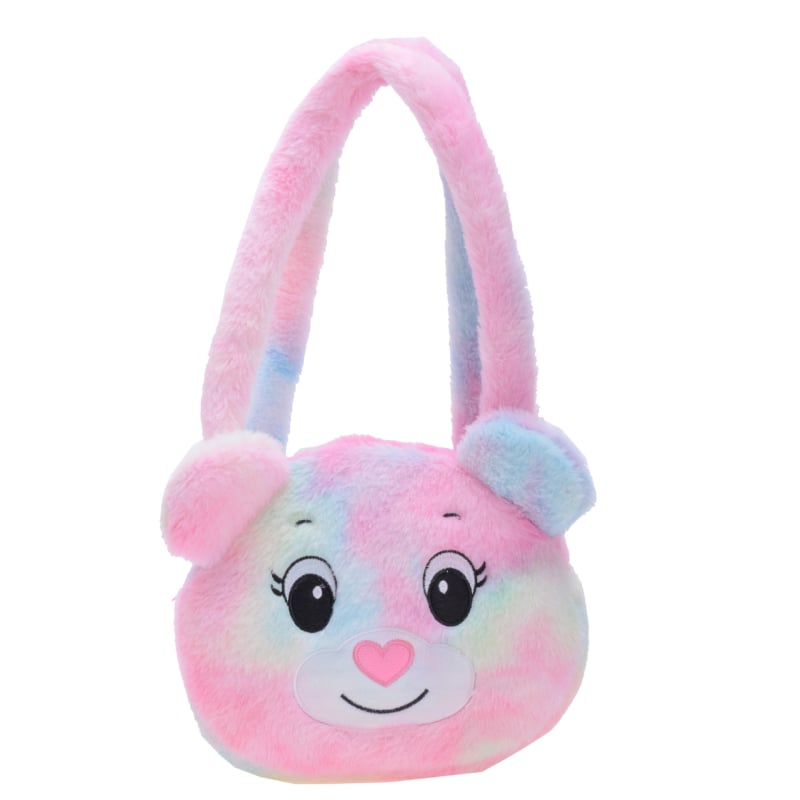 Geantă crossbody pluș cu Kuromi, velur, formă rotundă, drăguță, 2024